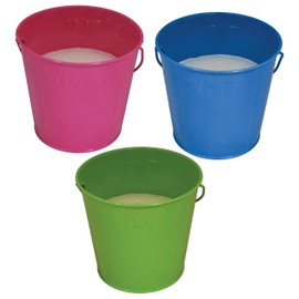 Lamplight Farms 1410111 "Tiki" Summer Fun Metal Citronella Bucket 17 Oz (Assorted Colors)