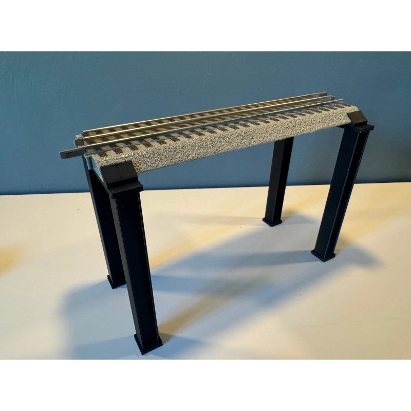 HarborForm 3D O gauge Elevated i-beam Trestle (6.25" elevation)- Fastrack