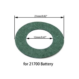 320PCS 21700 Lithium Battery Insulator Ring Self Adhesive Hollow Paper Pad Electrical Insulating Adhesive Paper Green