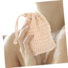 Baluue 20pcs Soap Exfoliating Pouches Handmade Mesh Bags for Shower