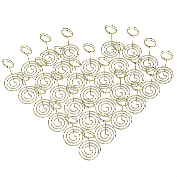 Gold Place Card Holder, PChero Pack of 30 Place Card