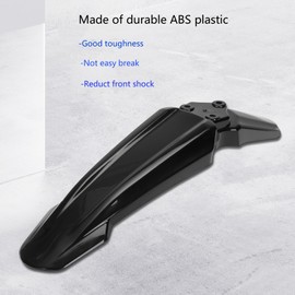 Leopauto Dirt Bike Front Fende, Detachable Motorcycle Front Fender Compatible With Sur Ron Light Bee X Sur Ron Dirt Bike Talaria Sting Segway, Black