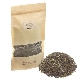 Black tea Lady Grey-Blue Flower, mild, berry-fruity, bergamot, freshly bottled