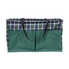 Household Essentials Plaid Utility Tote with Handles, Rectangular Krush Tote,