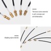 5Pcs Violin Tailgut, Nylon Tail Gut Tailcord with Brass Screw
