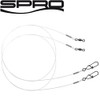 Spro Matt Black Leader Fluoro - 2 Fluorocarbon Spin Leaders