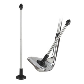 QUARKZMAN Golf-Ausrichtungsstangen Golf Ausrichtungsstäbe, Magnetische Golf Trainingshilfen Faltbare Golf Ausrichtungsstab Korrektur Helfen Golfschlag zu Visualisieren Auszurichten, Schwarz