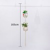 WeedGuard Outdoor Plant Hanger Macrame – Handcrafted Knotted Lifting Rope