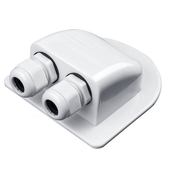 ILSSLI Solar Cable Entry Gland, Waterproof Solar Double Cable Connector