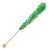 Green Rock Candy Sugar Sticks - Green Apple Flavored -