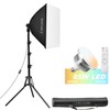Julius Studio [1-Pack] 85W LED Softbox Lighting Kit, 20 x