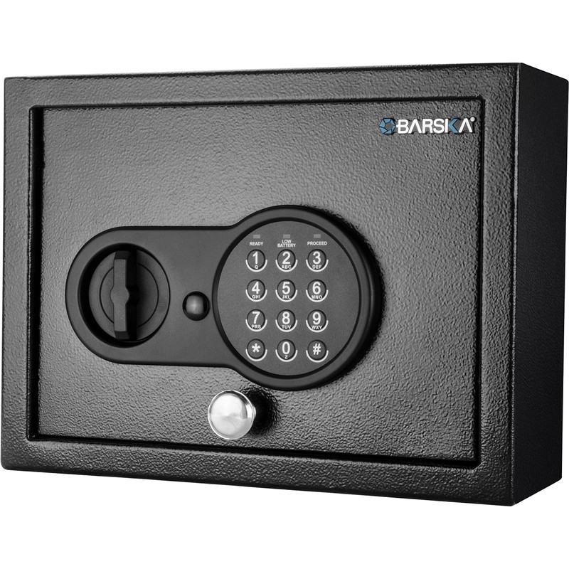 Barska Top Opening Keypad Safe – Compact Digital Security Box