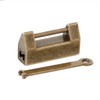 caralin Chinese Old Style Lock Vintage Brass Padlock Wedding Jewelry