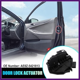 FUELHOOD Front Left Driver Side Door Lock Latch Actuator Motor for Ford Edge Fiesta Fusion Escape Focus for Lincoln MKX MKZ AE8Z-5421813-D BE8Z-5421813-B Premium Fit Design