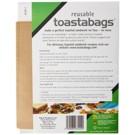Toastabags Toast Bags 50 use (Pack of 10), Acrylic, Gold