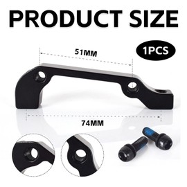 ZGDEIWGF 1 Piece Bicycle Disc Brake Bracket Disc Brake Adapter Road Bike Disc Brake Bracket Bicycle Disc Brake Mounting Bracket Bicycle Replacement Parts