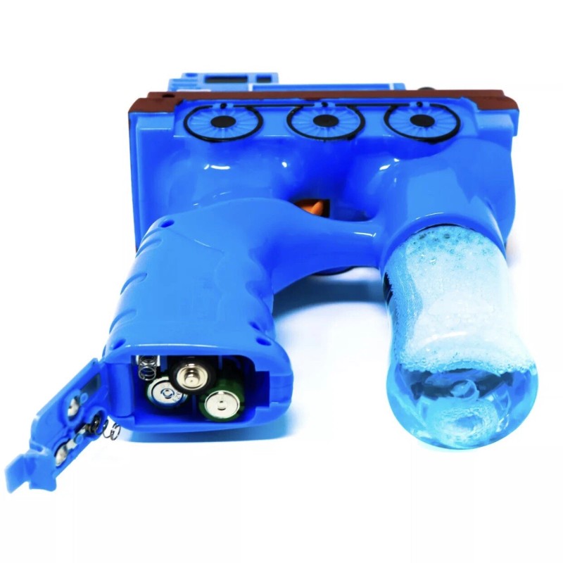 Retailery Train Bubble Gun Blaster, LED's, Train Sound, Battery Operated,