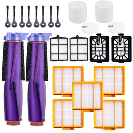 Replacement Mop Pads Filter Brush kit Compatible with Shark AV2800ZE RV2820YE RV2820ZE AV2820S AV2820AE RV2800AE RV2800S PowerDetect,Washable Reusable Mop PadX5
