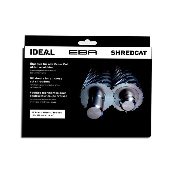 Ideal 9000631 Set of Ölpapier CC Document Shredder, 18 Sheet