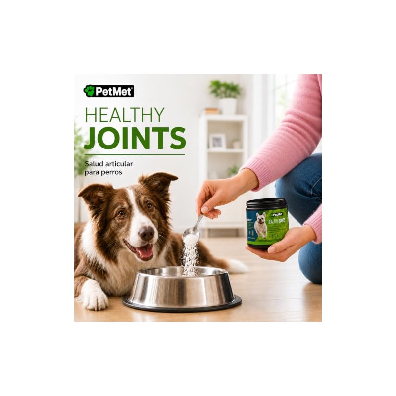 PetMet Naturals - Glucosamina para Perros Naturals Healthy Joints (El