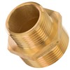 Poppstar Brass Reducing Nipple Male Thread 1 Inch to 1