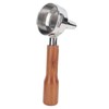 58mm Portafilter Single Head Extraction Solid Wood Handle Stainless Steel