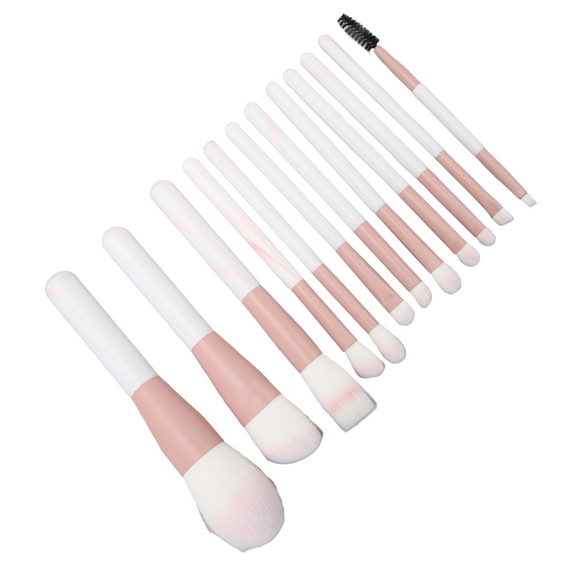 12Pcs Makeup Brushes Set Synthetic Cosmetic Brush Artificial Fiber Soft