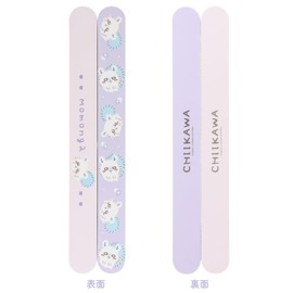 Shobido Chiikawa Nail File, Nail Care, Nail Care, Nail File, CHIIKAWA (Momonga, 2 Pieces, 150/220 Grit)