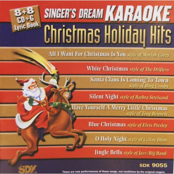 SDK CHRISTMAS HOLLIDAYS HITS KARAOKE CD+G SDK-9055,Santa Claus Is Coming