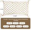 Jute Hemp Rope Net (3ftx6ft), Heavy Duty Natural Climbing Safety