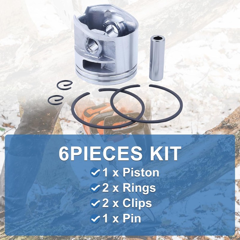 44.7mm Piston Ring Kit Fit Stihl MS271 MS 271 271C