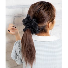 Wigo Women's Big Scrunchie Hair Rubber Accessory Accessory, white (off-white)