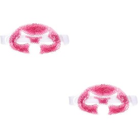 FOMIYES 2 Piezas máscara de sombreado de pvc rostro ojos hinchados mascarillas Máscara facial de enfriamiento Máscara de compresión fría para alergias Mascara para los ojos chica belleza
