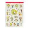 Ado Mizumori Square Memo Pad with Sticker, White 405498 Ado