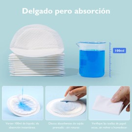 Momcozy almohadilla de lactancia ultradelgados 200 unidades protectores mamarios