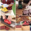 MOLENCO Sandpaper Orbital Sander, Pack of 35 Sanding Sheets Velcro