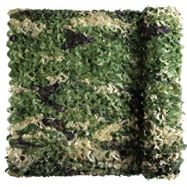iunio Camo Netting Camouflage Netting, Camo Net Bulk Roll Camouflage Mesh Nets for Hunting Blind Deer Stand Military Party Decorations Sunshade Shooting (4.9ft*6.5ft/1.5m*2m, US 5 Color Woodland)