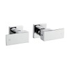 ACA International Watermark Square 1/4 Turn Shower Mixer Taps Wall