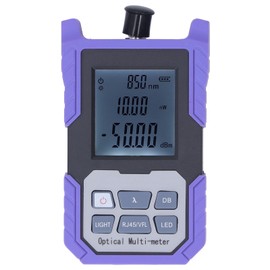 Optical Power Meter with Flashlight High Accuracy Fiber Light Attenuation Tester for SC FC ST Connector ‑50‑26dBm