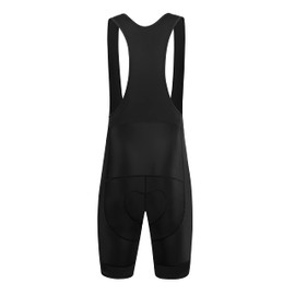 Coconut Ropamo CR - Pantalones cortos de ciclismo para hombre, pantalones cortos de ciclismo con peto y puños antideslizantes acolchados 4D, Negro, Small