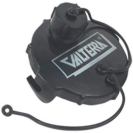 Valterra T1020-1VP Waste Valve Cap - 3" with Capped 3/4" GHT, Black (Carded)