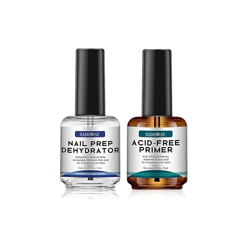 SADOWAY Kit de Imprimación de Uñas sin Ácido 15ml –