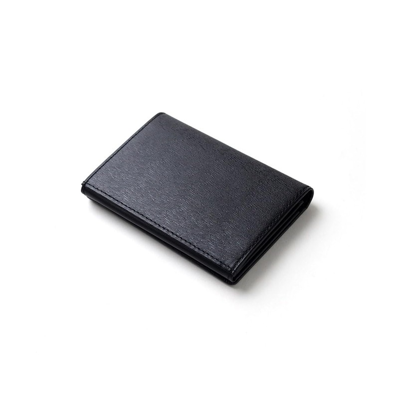 IS/IT Polymer Business Card Holder, Men's Leather, Cowhide Leather, No.989603,