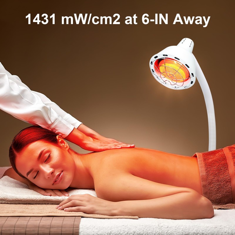 Hoakya Infrared Light Bulb, 275W Near Infrared Red Light Therapy