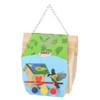 Paint Your Own Hanging Wooden Bird Table with 3 Paint