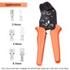 Tnisesm SN-48B Crimping Tools,Ratcheting Wire Crimper AWG 26-16(0.5-1.5mm²) for Open