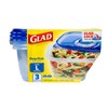 Glad GladWare Deep Dish Food Storage Containers Lock Tight Seal,