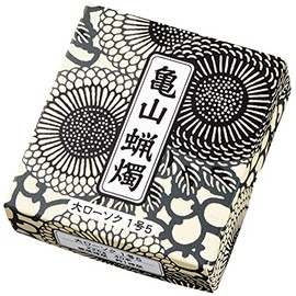 カメヤマ 大ローソク 1号5A#202 225g 約1時間