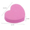 Ipetboom 100pcs Heart Shape Double Sided Nail File Strips Nail