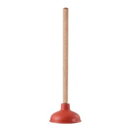 LDR Plunger with Wooden Handle 16 in. L x 5 in. Dia.